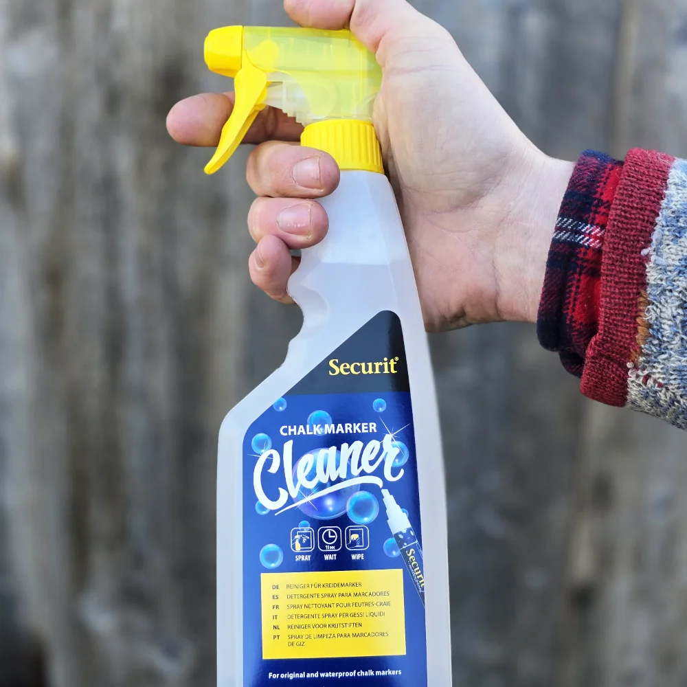 rengöringsspray märkpenna